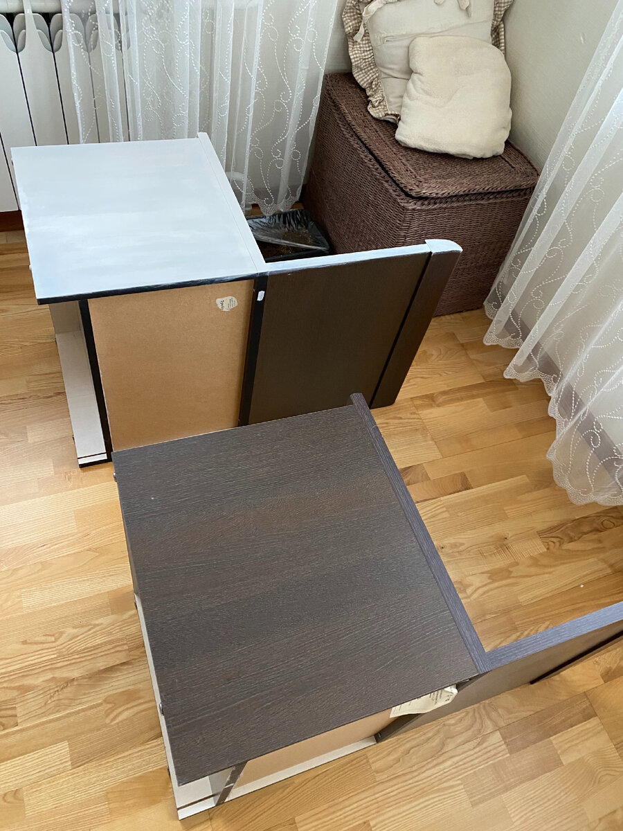 Тумбы в процессе 