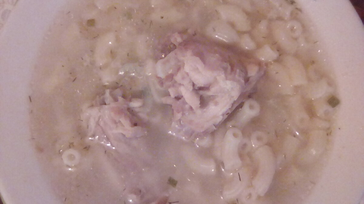 Не хватает картошки. Но и без картошки было очень вкусно и наваристо.