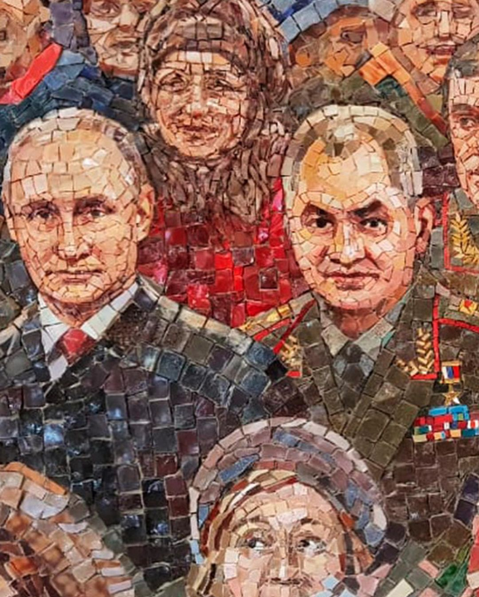икона с путиным в храме министерства обороны