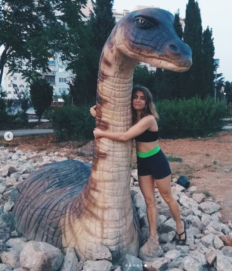 А вот и его друзья, потому что парк - Динопарк.:)