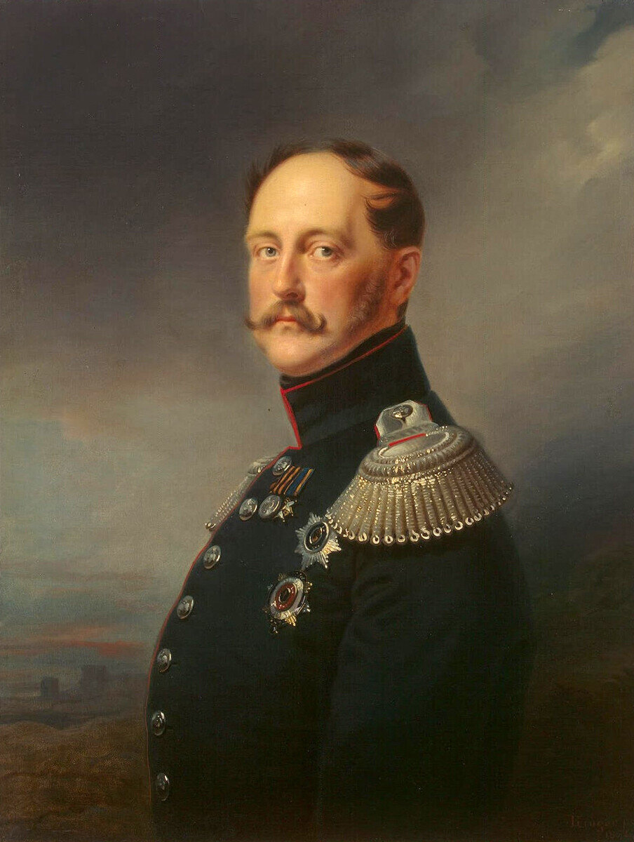 Франц Крюгер. Портрет Николая I. Эрмитаж