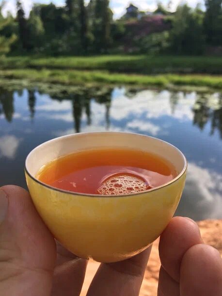 Чай лучше пить из специальной пиалы или посуды похожей по форме и размеру. Так вы успеете насладиться свежим вкусом до того, как чай остынет. 