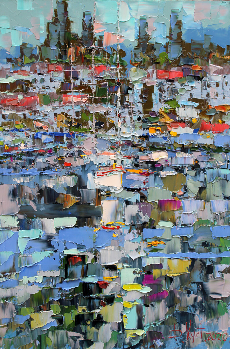 Дмитрий Кустанович. Прозрачное утро. Из серии «Кронштадт - Севастополь», 90×60 см, 2020