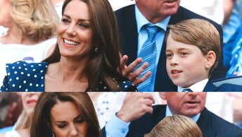 Королевский взяли старшего сына на финальный матч Уимблдона 2022, дебют принца джорджа: герцоги кембриджские уильям и кейт.