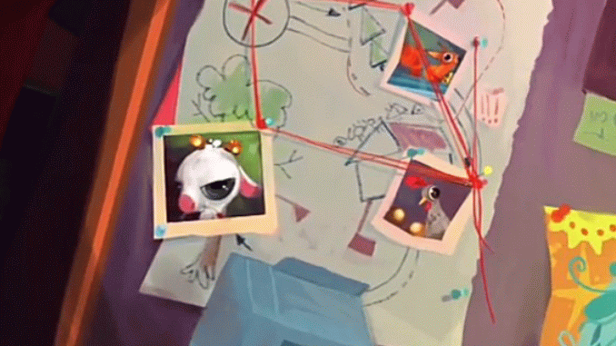 Арлекины крадут животных. GIF немного кривой.