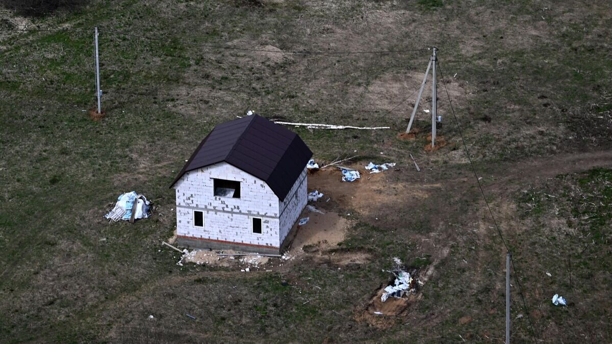    Строящийся дом в Московской области© РИА Новости / Павел Бедняков