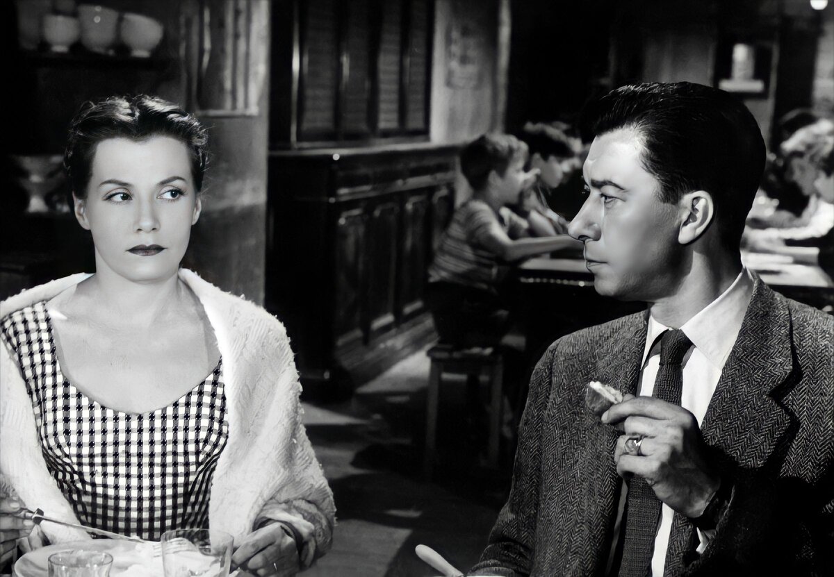 Кадр из фильма «Дьяволицы», 1954 год, режиссер Анри-Жорж Клузо