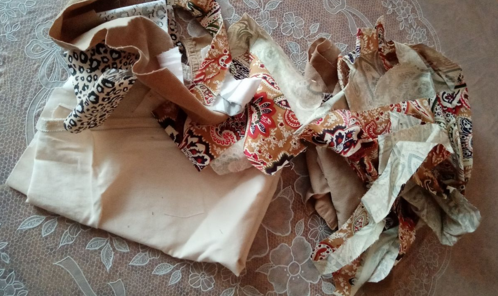 лоскутки для  салфетки