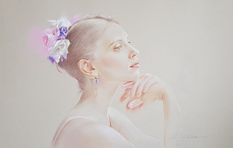 Художник Татьяна Гладкова. Работа пастельными карандашами. Листайте галерею.