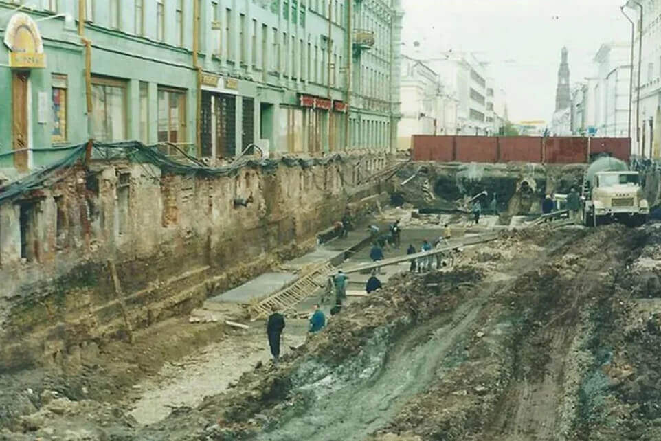                                        Реконструкция улицы Баумана в Казани.