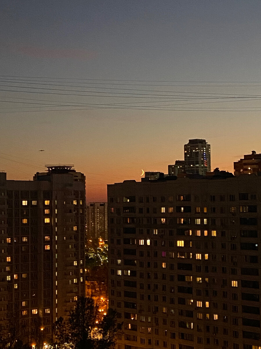 Закаты в Москве. Фото автора, 2021