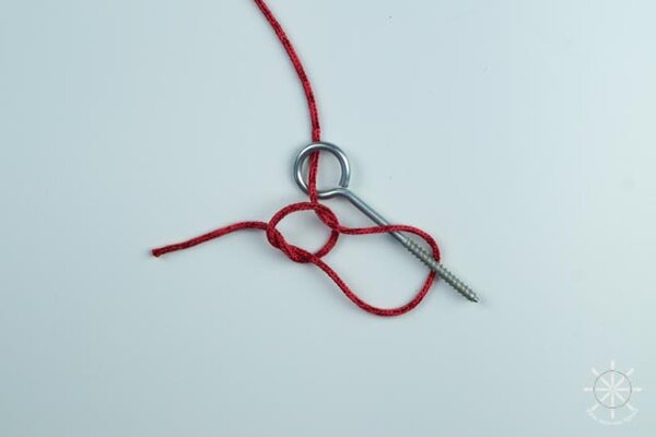 Как вязать черепаший узел - шаг 6