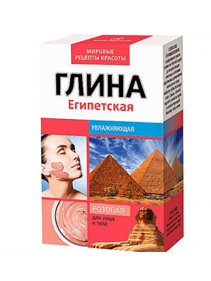 Розовая глина, представленная отечественным производителем.