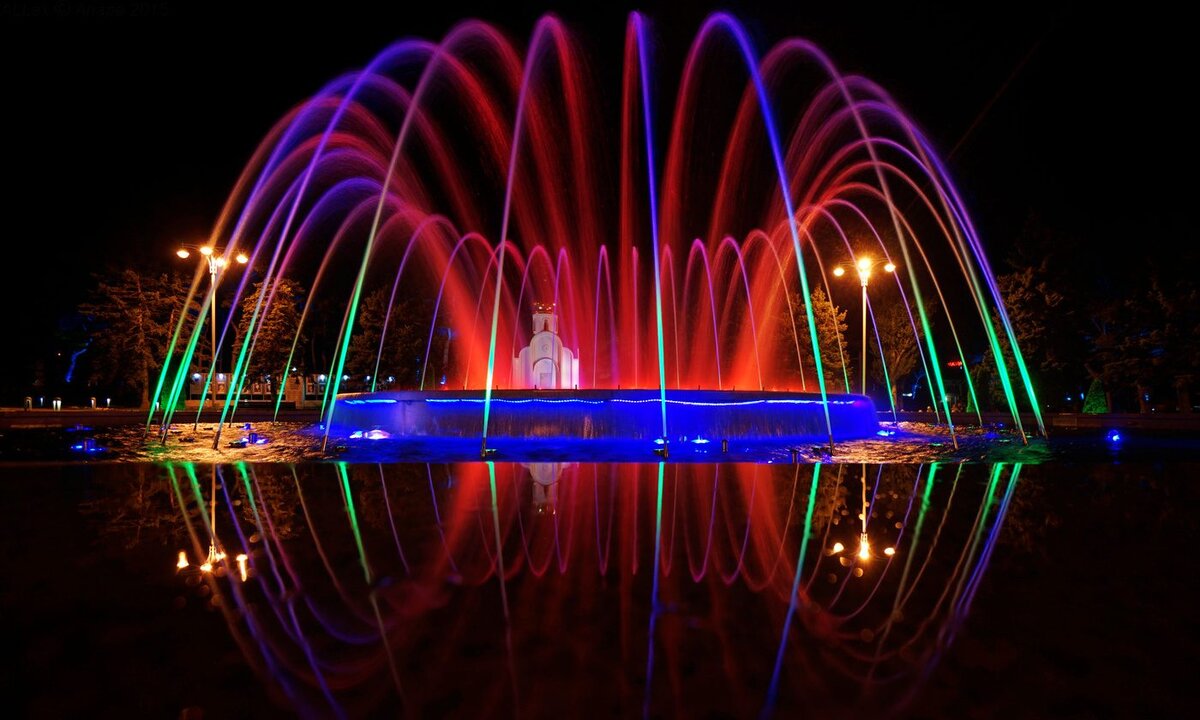 Центр Анапы фонтан