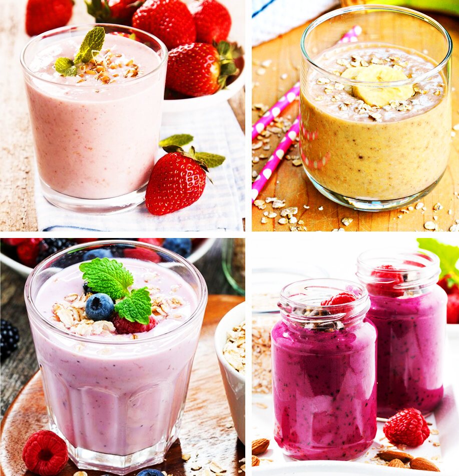 Овсяный смузи для спортсменов.