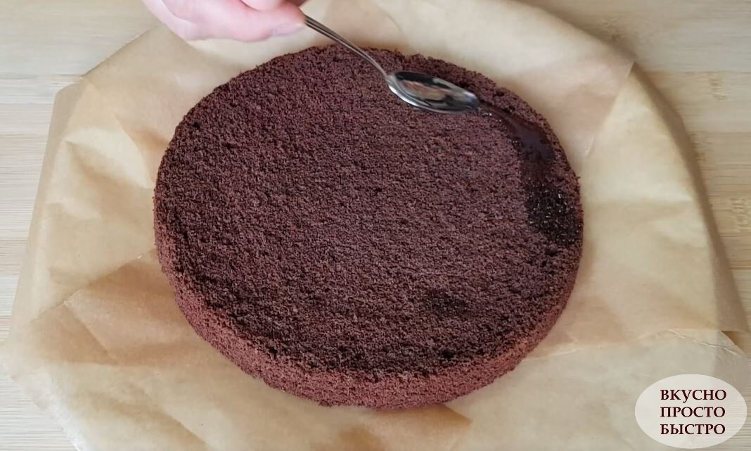 Шоколадный торт «Дамский каприз» с орехами, рецепт с фото