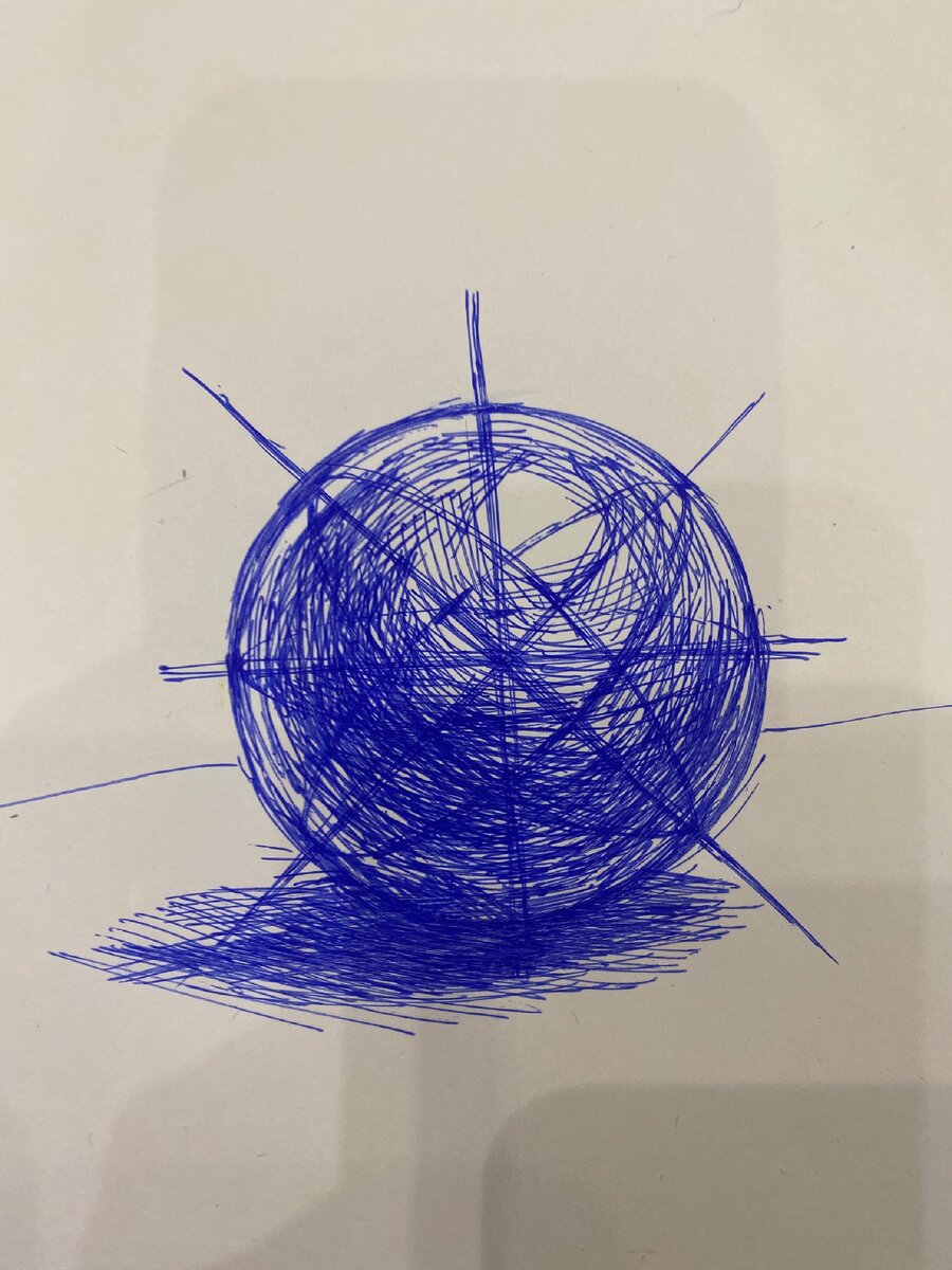 Шарик, накаляканный за пару секунд