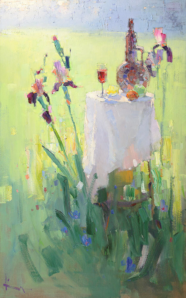 Аромат солнечной долины. Aroma of a solar valley.
х., м., 120х75 см., 2013