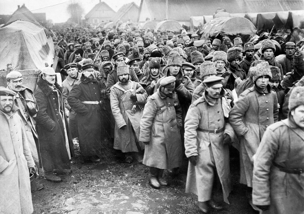 Русские солдаты в немецком плену, Первая Мировая война