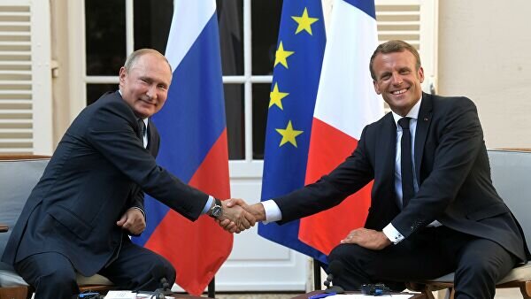 Президенты России и Франции