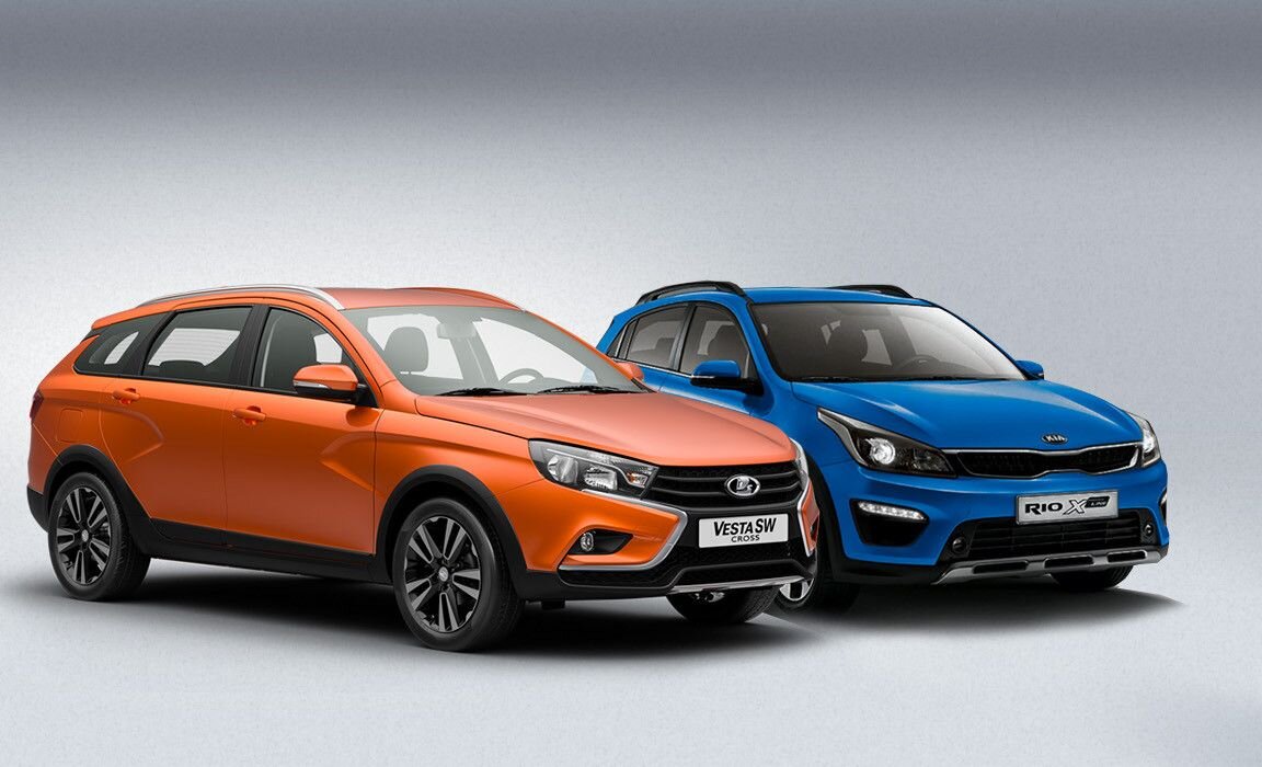Ркд с вестой. Kia SW Cross. Kia Rio XLINE Vesta. Kia Rio x 2021. Киа Веста кросс