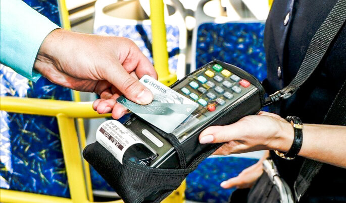 Оплата за проезд по карте