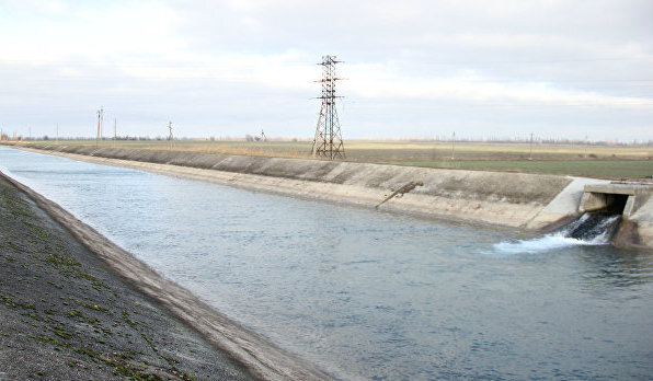Наводнённый Северо-Крымский канал