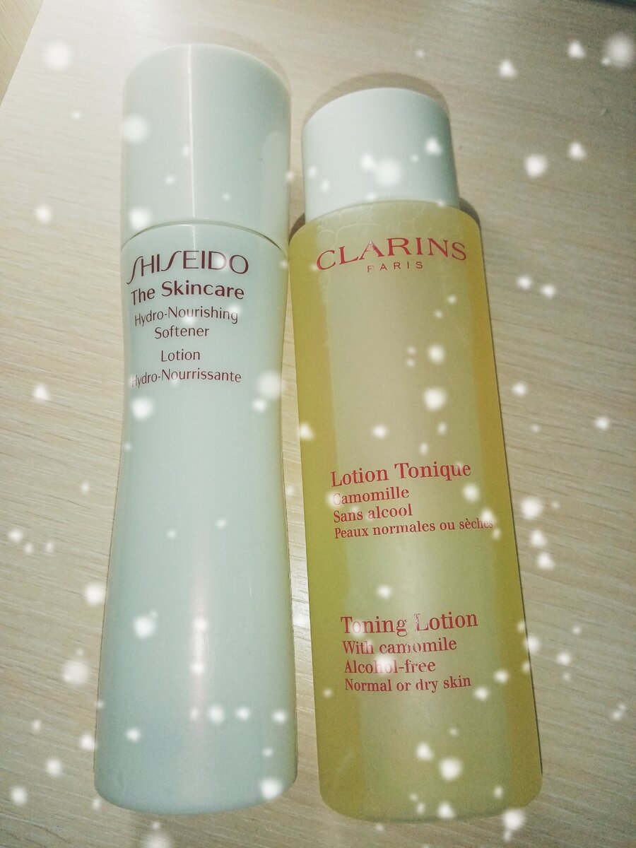 Shiseido гелевый Clarins водянистый