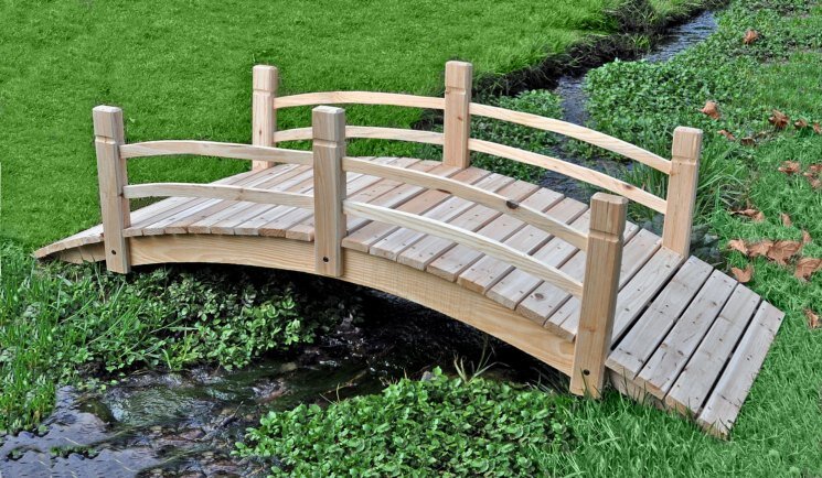 Садовые мостики: из чего их можно сделать, где установить и как украсить?