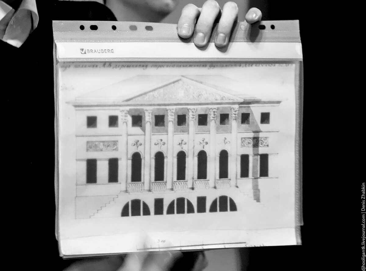 
Внешний вид главного дома усадьбы Панчулидзева
