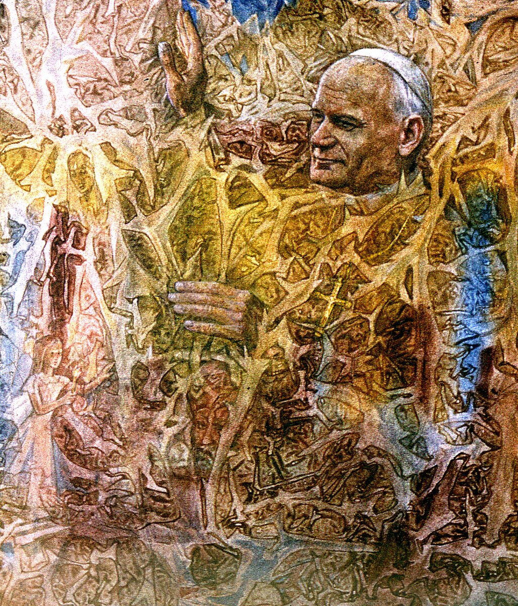 Герман Травников. Портрет Иоанна II. бум., акв, 1979 (1989 ).