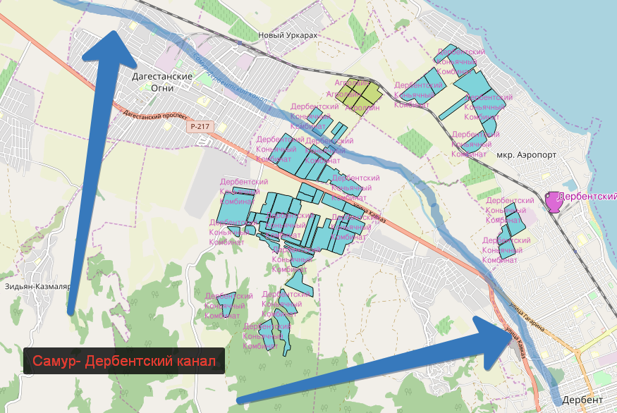 Шапарской канал краснодарский край на карте. Амур- Дербентский канал на карте.