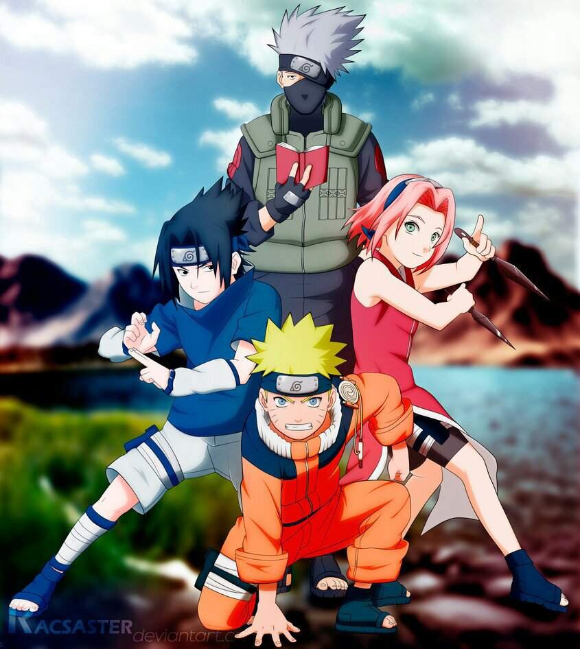 В какой команде был Наруто?