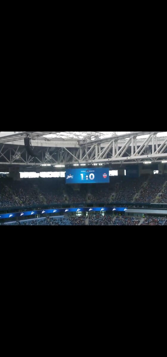 Счет после первого тайма