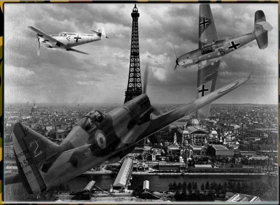 В небе над Парижем