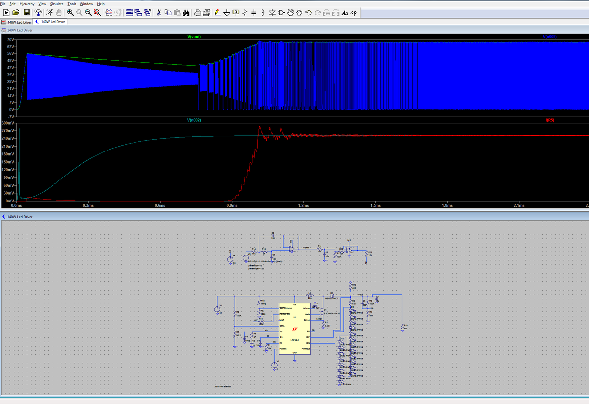 Рис.1. Моделирование силовой части