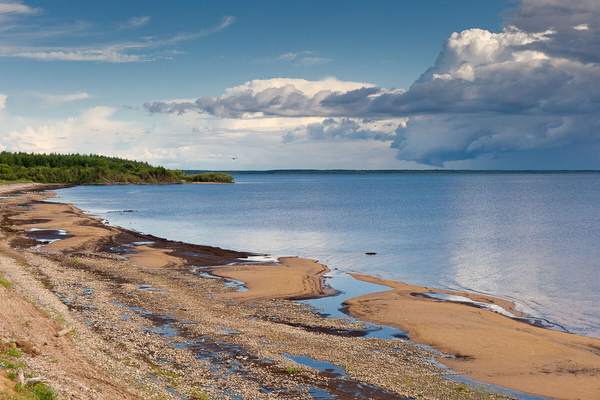 Огромные просторы Рыбинки