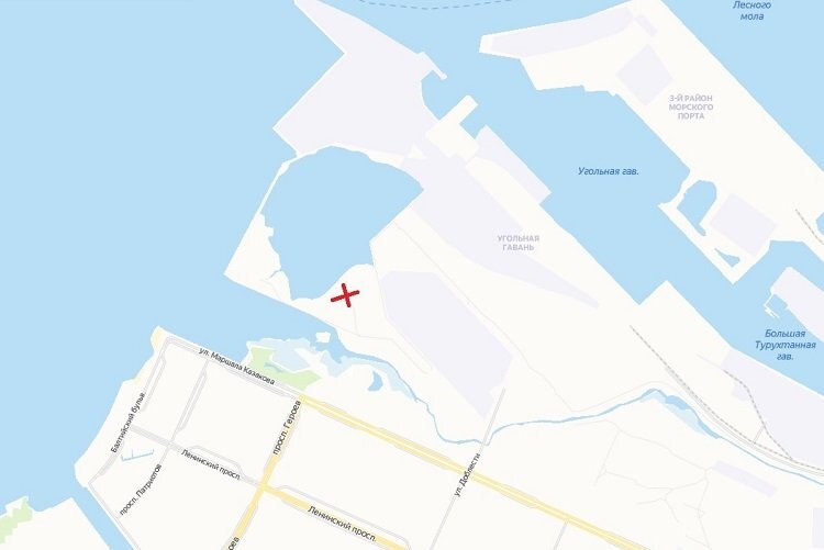 Место свалки. Скрин с Яндекс-карты