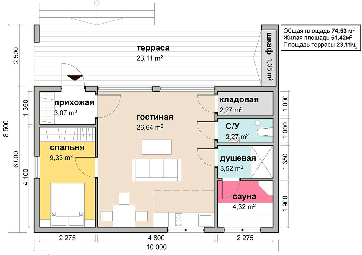 МОДУЛЬНЫЙ ДОМ С САУНОЙ | TERRADOME. МОДУЛЬНЫЕ ДОМА | Дзен