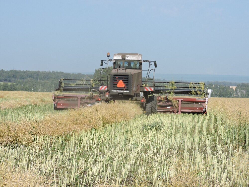 Самоходная косилка с жаткой