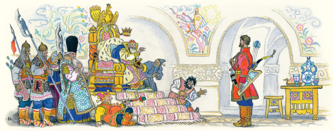 Иллюстрация к сказке. Как в жизни...