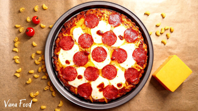 Мак энд чиз пицца | макароны с сыром вместо теста