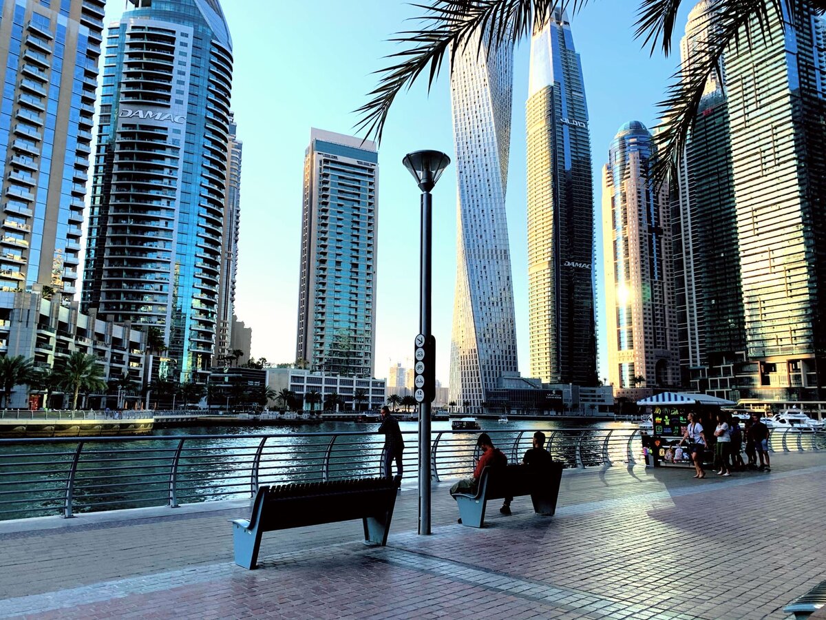 Дубай-марина. Место, куда хочется вернуться.