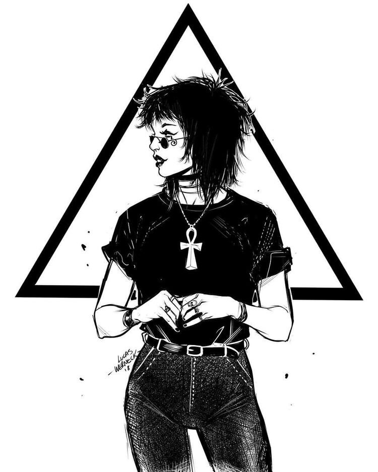 Более современное воплощение Смерти из Песочного человека, за авторством Лукаса Вернека. Источник: https://www.instagram.com/p/BhPRneIFFz_/