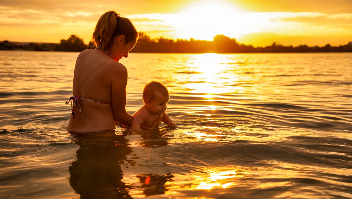 Польза морской воды для детей.