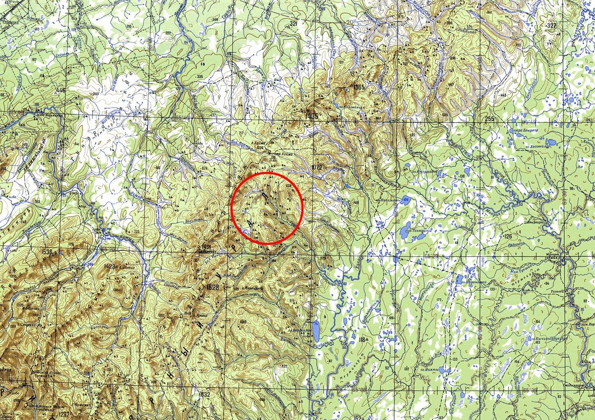 Место работы экспедиции