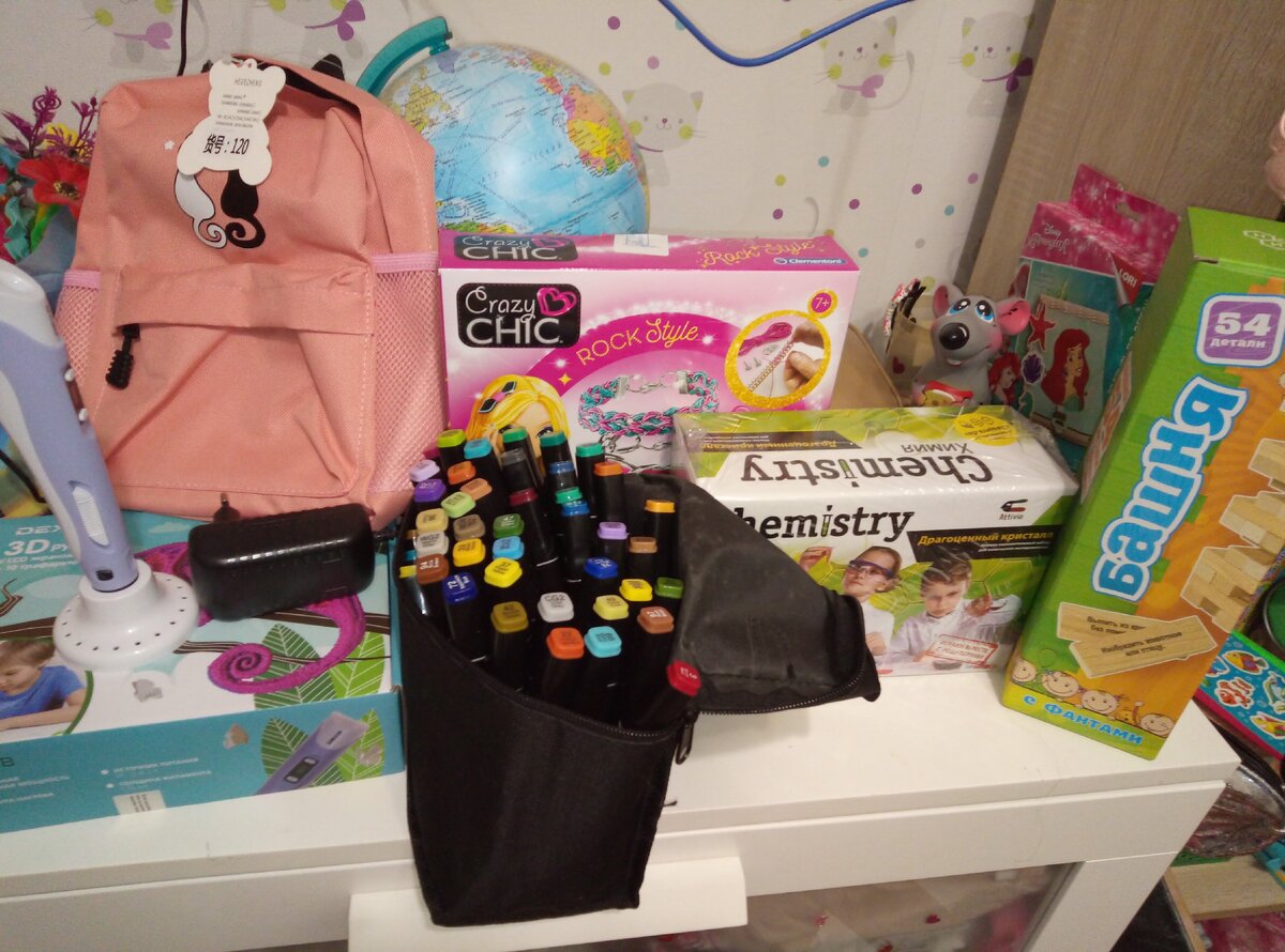 Вот такая вот кучка подарков.