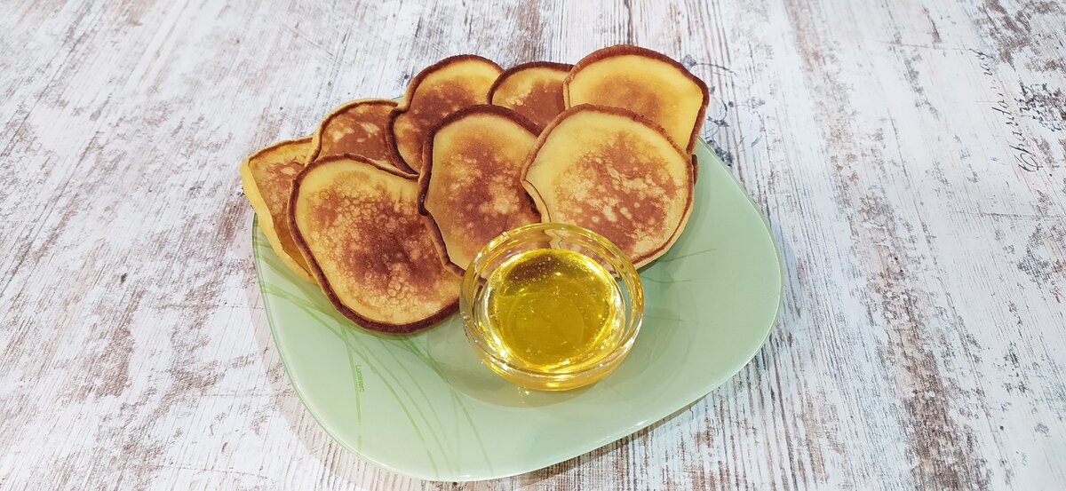 Кукурузные оладьи на кефире