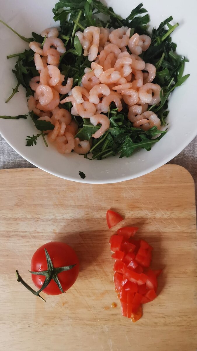 С креветками - идеально.