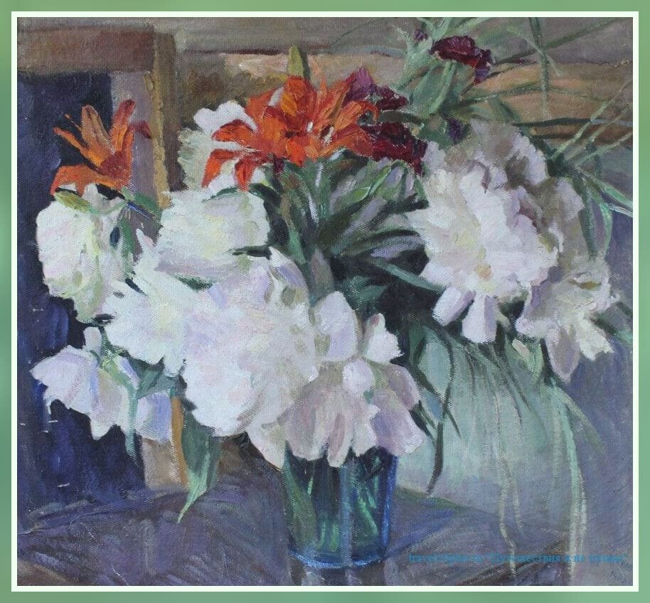 Кукулиев У.А. "Пионы". 1963.